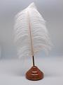 Feather pen 22-022-11-Simple-Single +  pen rest 11-025-11-Wood